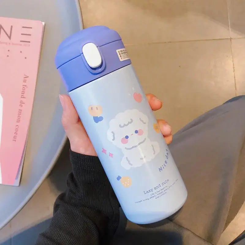 Pink Stainless Straw Cup