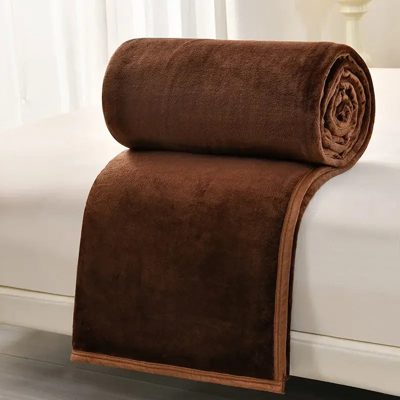 Gray Flannel Sofa Blanket