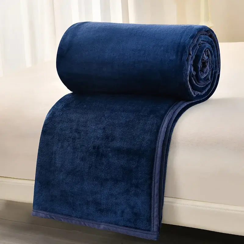 Gray Flannel Sofa Blanket
