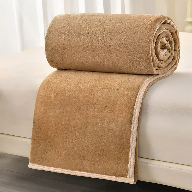 Gray Flannel Sofa Blanket