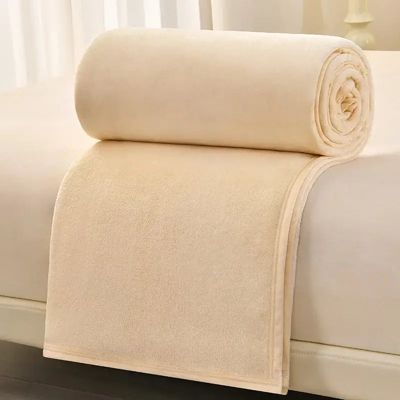 Gray Flannel Sofa Blanket