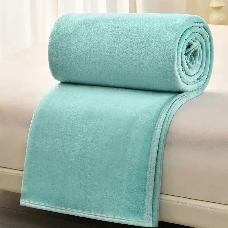 Gray Flannel Sofa Blanket