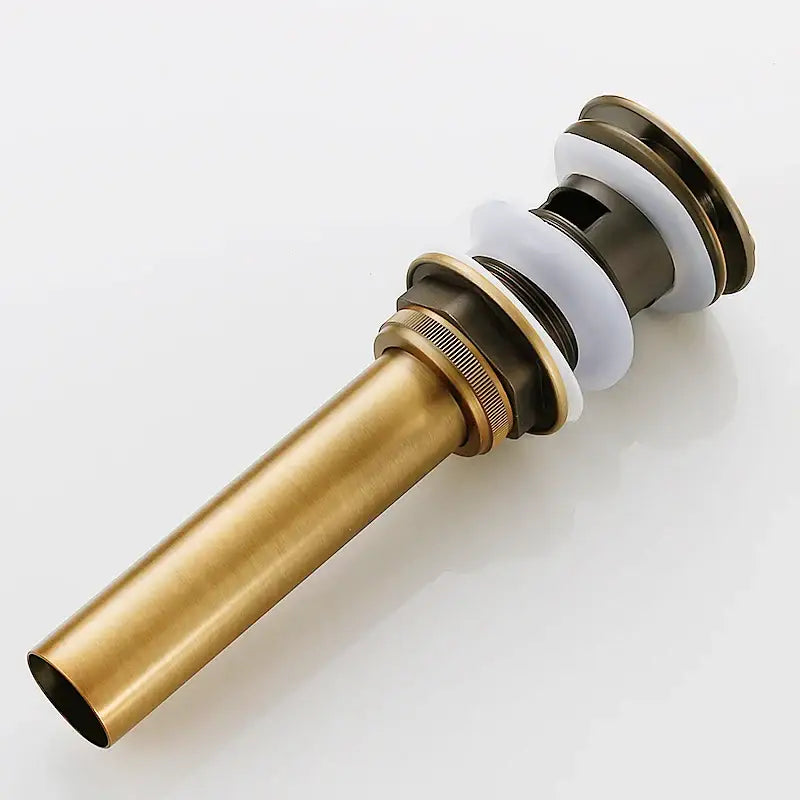Gold Brass Pop-Up Drain