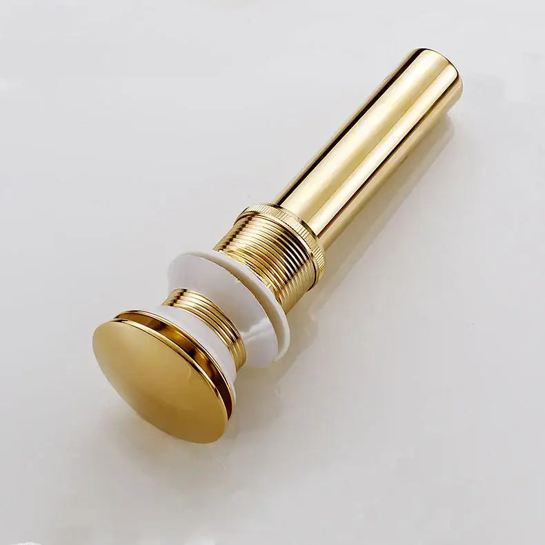 Gold Brass Pop-Up Drain
