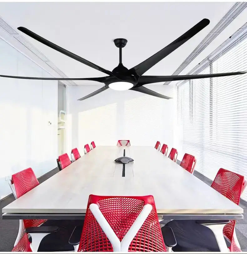 Bronze Large-Blade LED Ceiling Fan Light