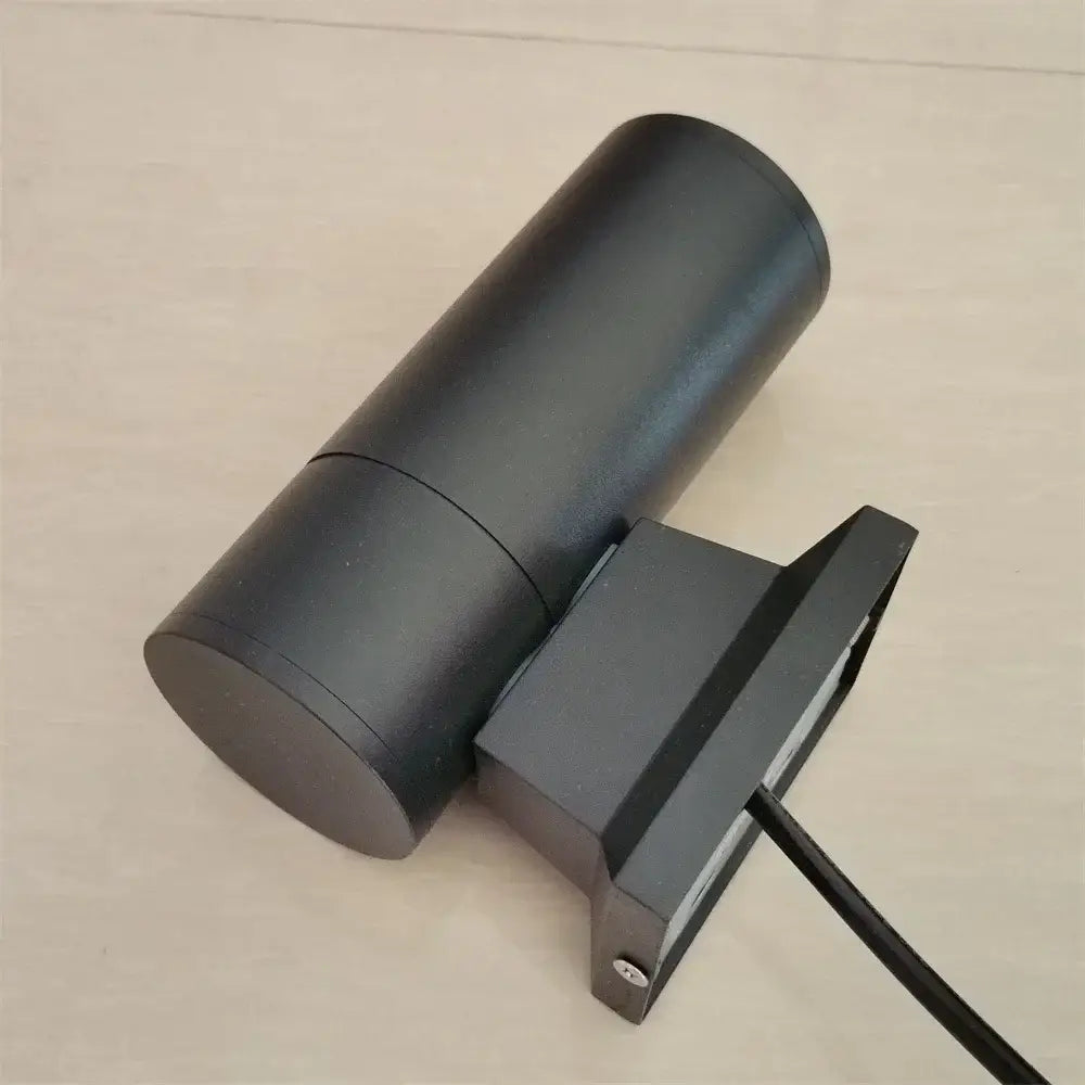 Black Outdoor Wall Spotlight