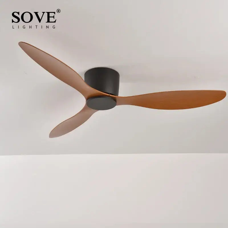 White Wood Ceiling Fan
