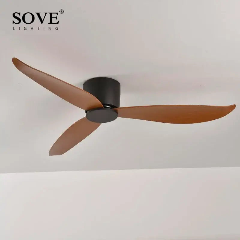 White Wood Ceiling Fan