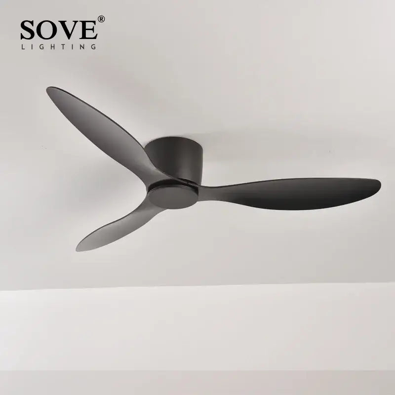 White Wood Ceiling Fan