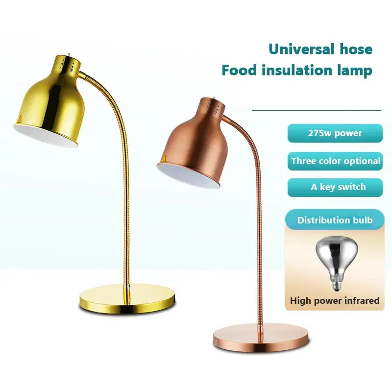 Gold Gooseneck Heat Lamp