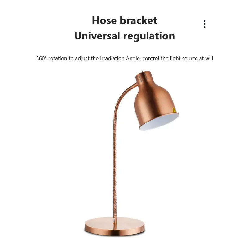 Gold Gooseneck Heat Lamp