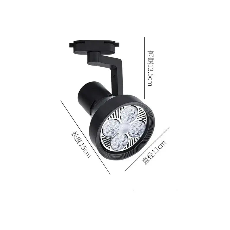 Black White LED Spot Light