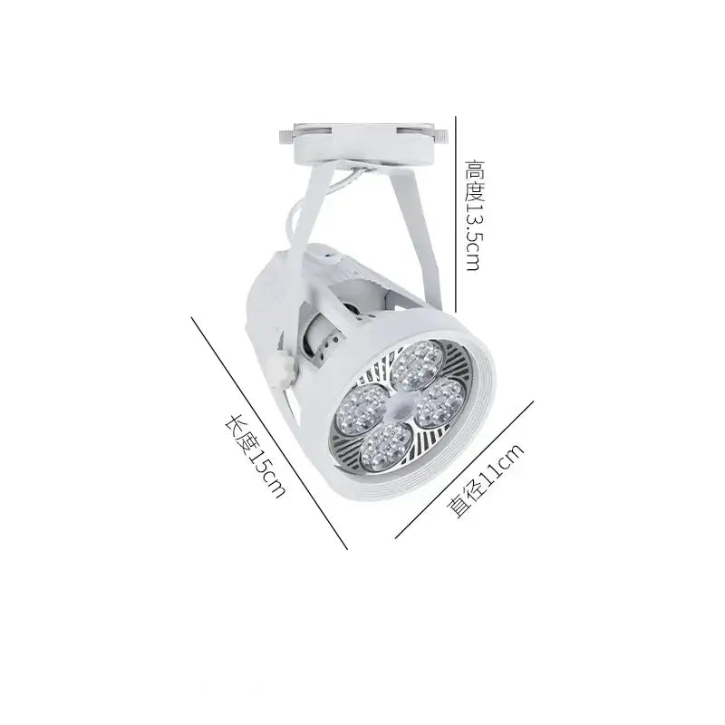 Black White LED Spot Light