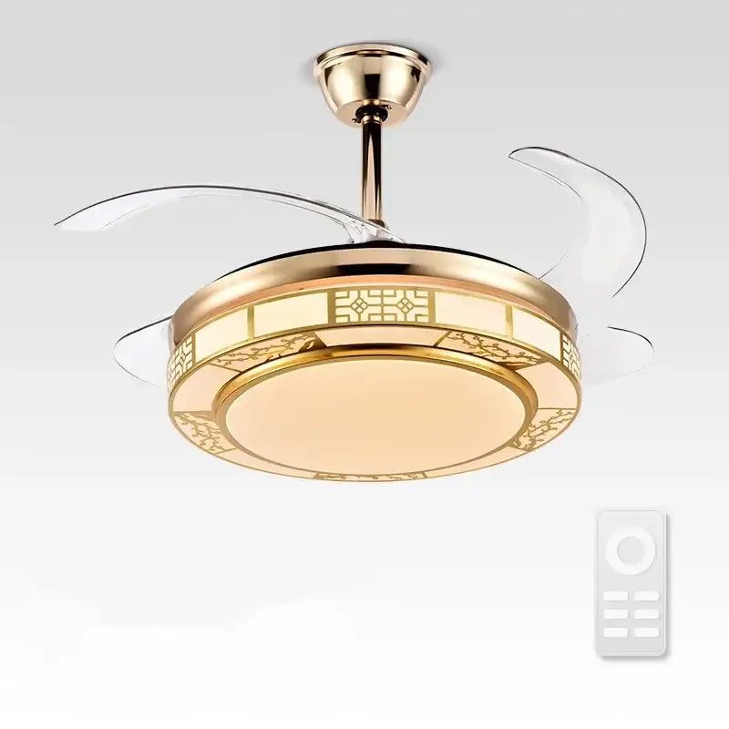 Gold LED Ceiling Fan