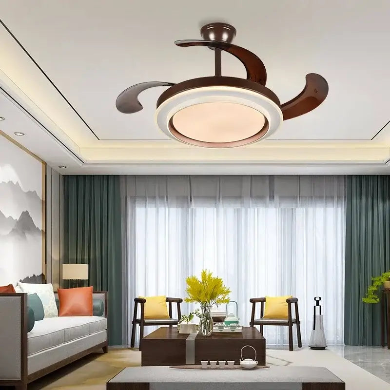White Remote Ceiling Fan