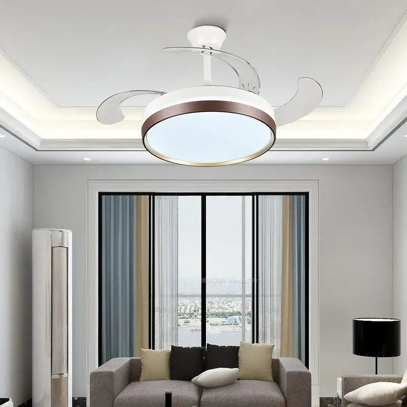 Coffee LED Ceiling Fan