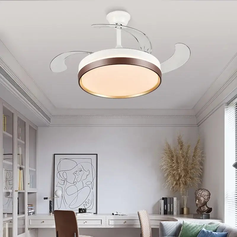 Coffee LED Ceiling Fan