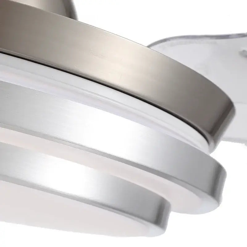 Black Retractable LED Fan