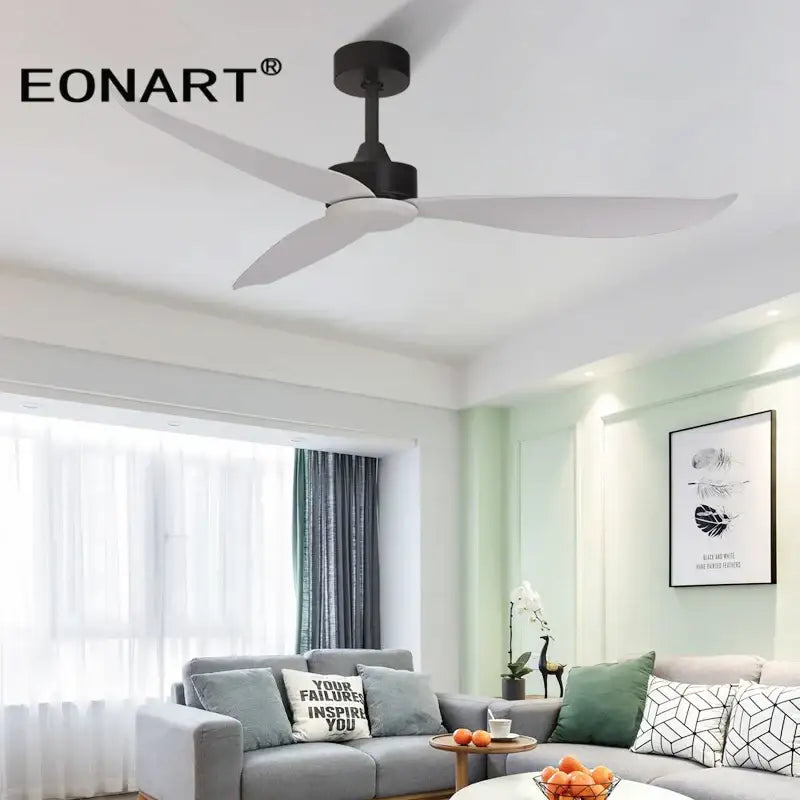 White Plastic Ceiling Fan
