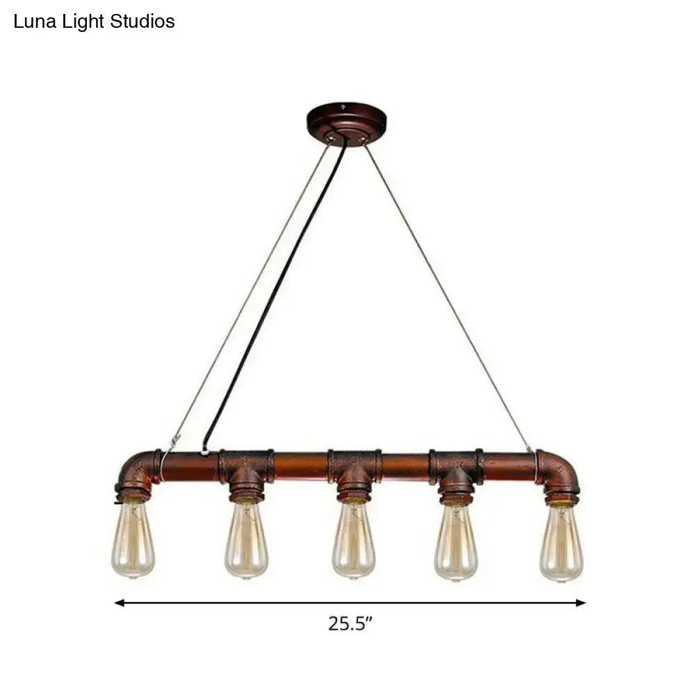Steampunk Pipe Pendant Light