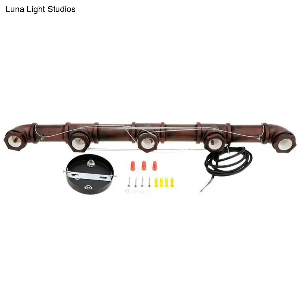 Steampunk Pipe Pendant Light