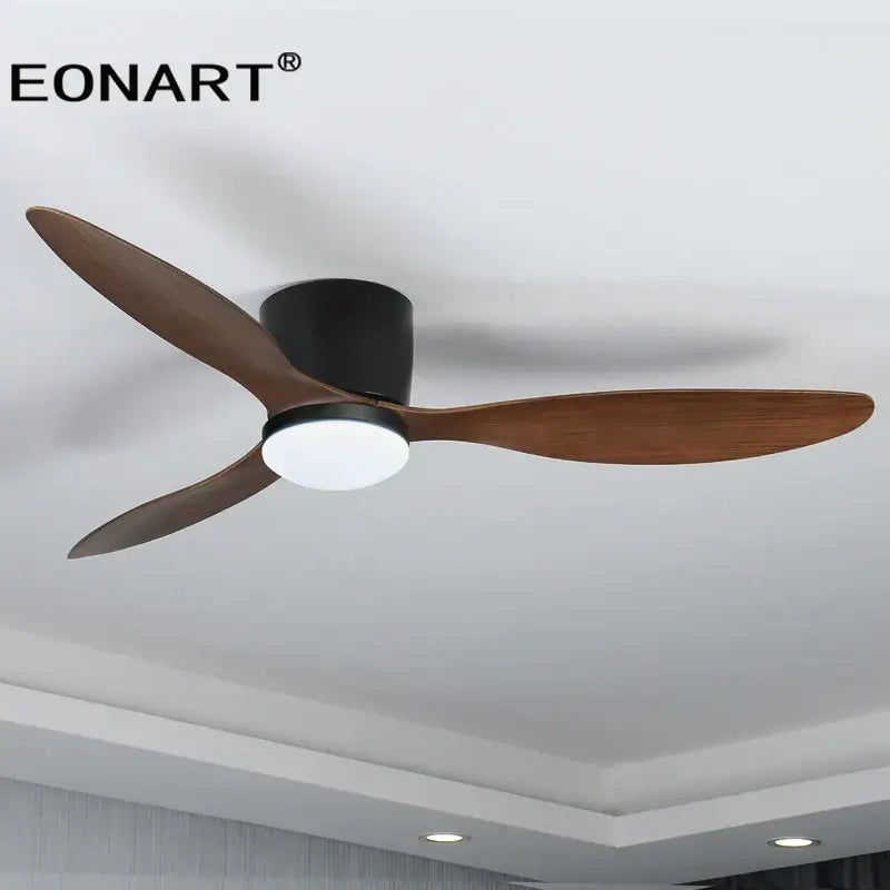 Black Remote Ceiling Fan