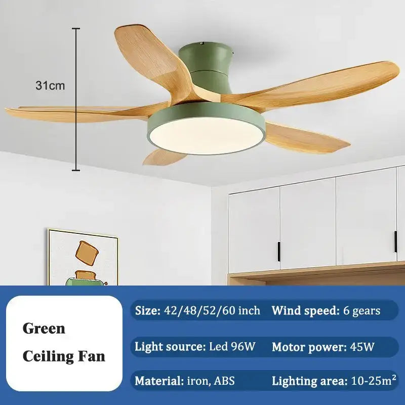 Wood Ceiling Fan Light