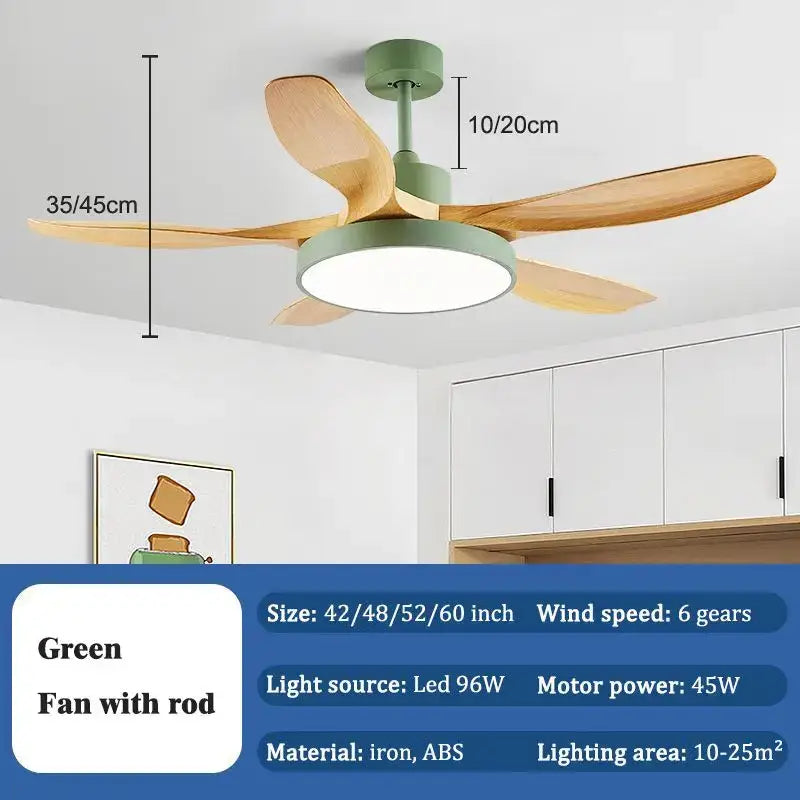 Wood Ceiling Fan Light