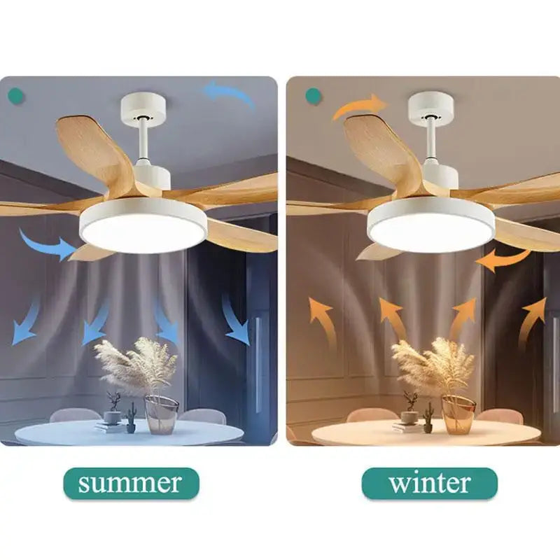 Wood Ceiling Fan Light