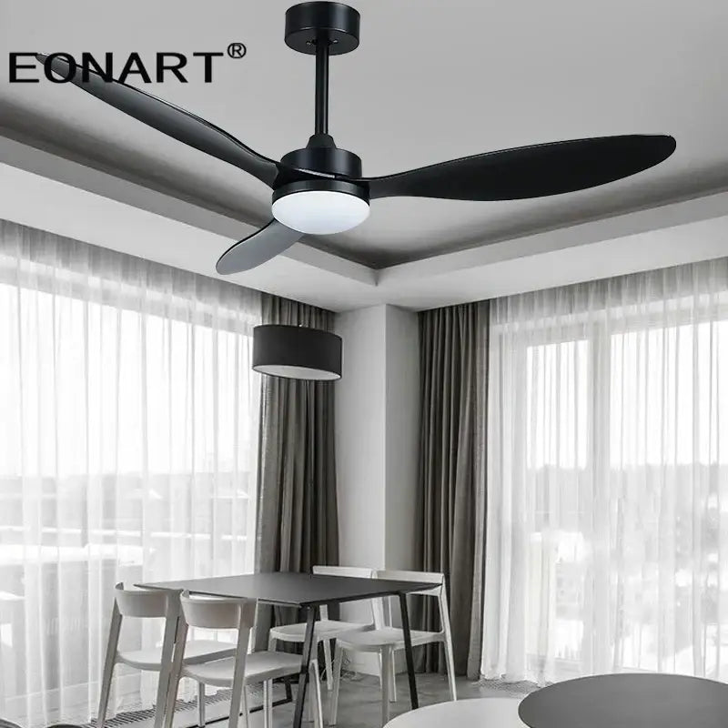 Black Plastic Ceiling Fan