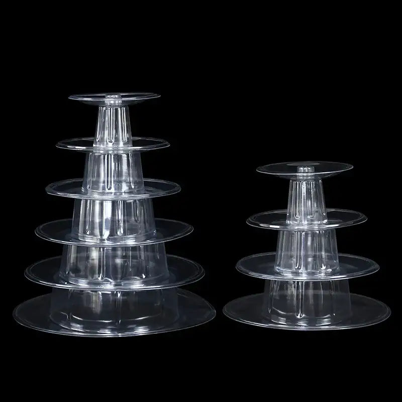 Clear Multi-Tier Macaron Stand