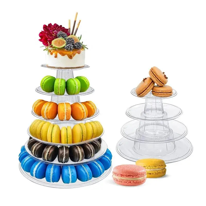 Clear Multi-Tier Macaron Stand