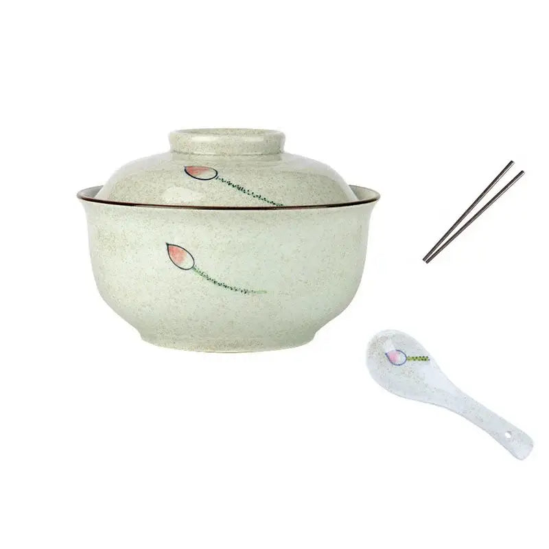 Cream Ceramic Ramen Bowls