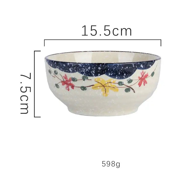 Nature Motif Ramen Bowl