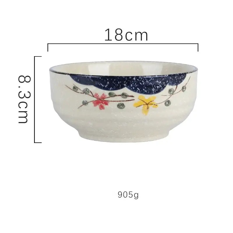 Nature Motif Ramen Bowl