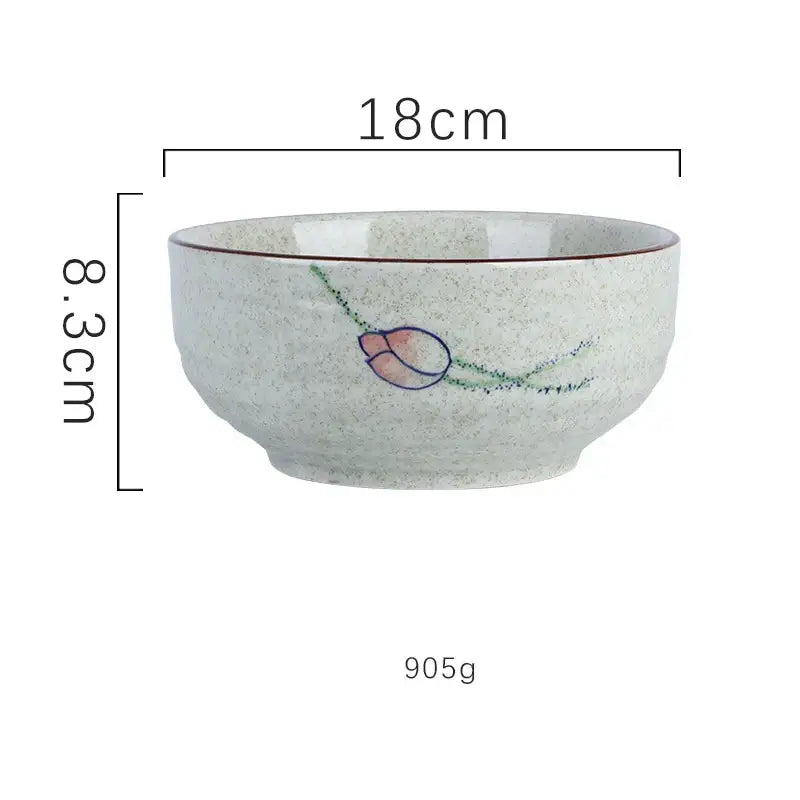 Nature Motif Ramen Bowl