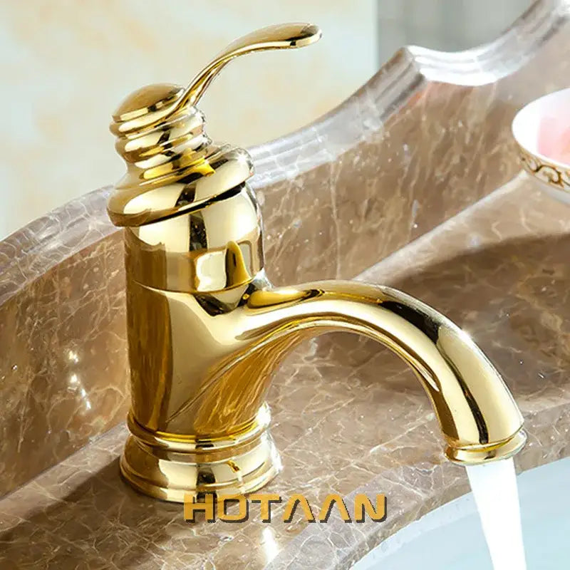 Brass Crystal Knob Faucet