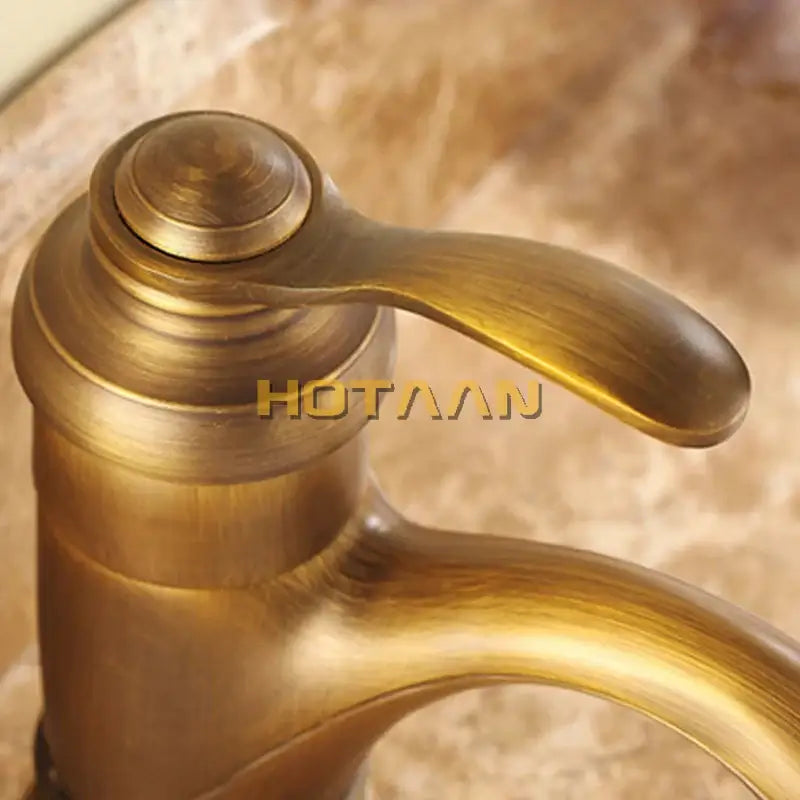 Brass Crystal Knob Faucet