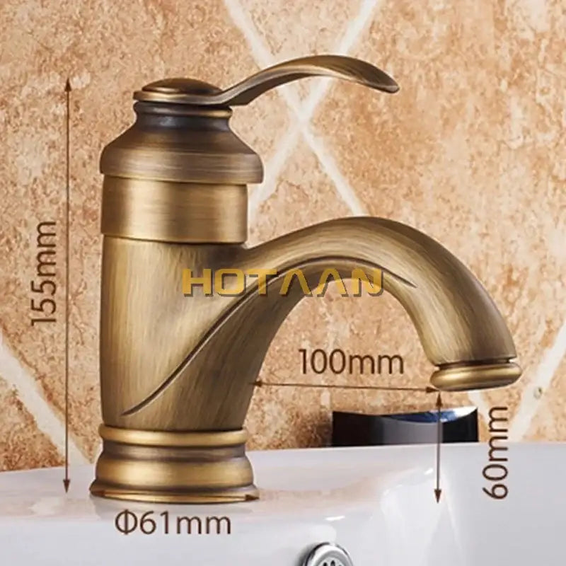 Brass Crystal Knob Faucet