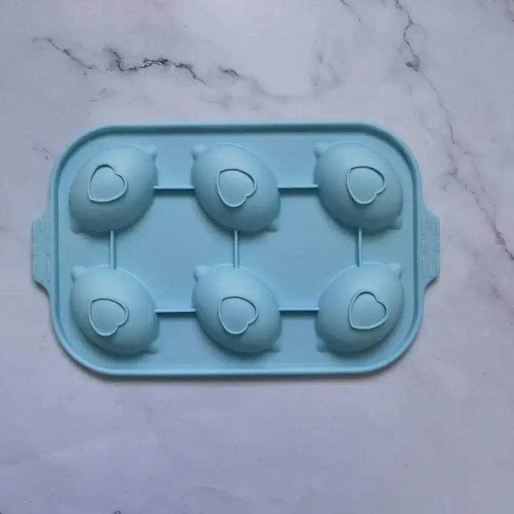 Pink Silicone Lemon Mold