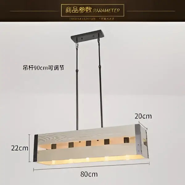 Wood Metal Pendant Lamp