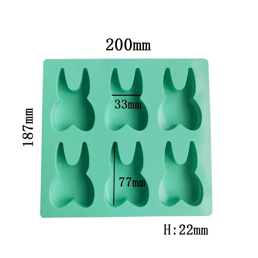Green Silicone Cake Baking Mold