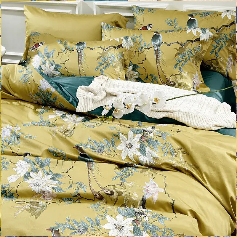 Yellow Egyptian Cotton Bedding