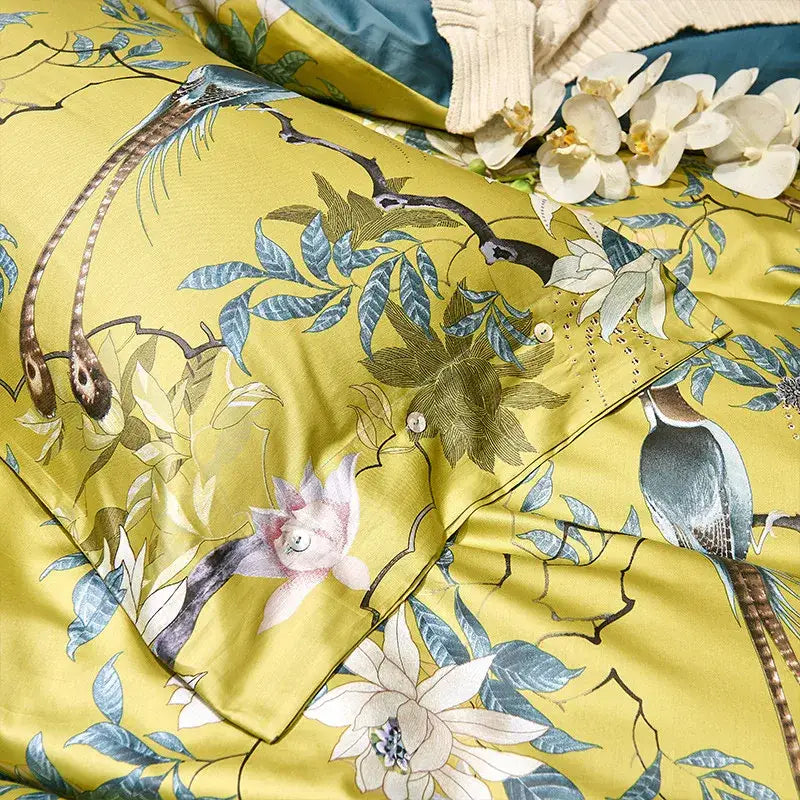Yellow Egyptian Cotton Bedding