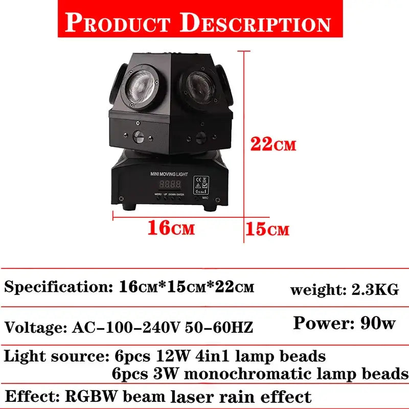 Dual Lens Laser Light