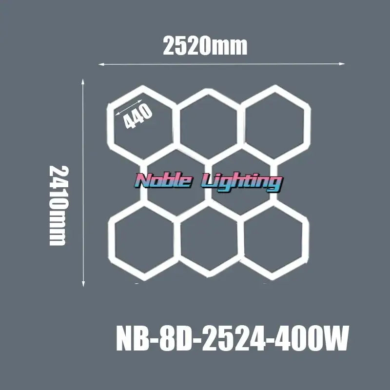 LED Hexagrid Ceiling Panel