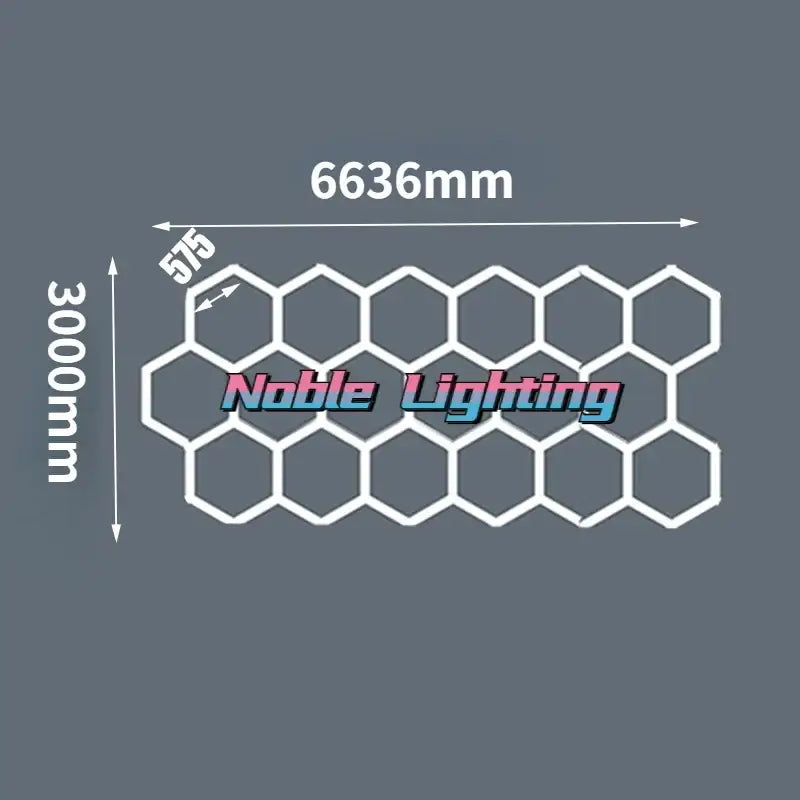 LED Hexagrid Ceiling Panel
