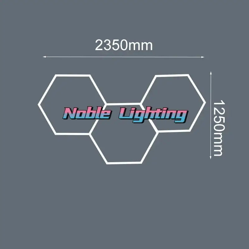 LED Hexagrid Ceiling Panel
