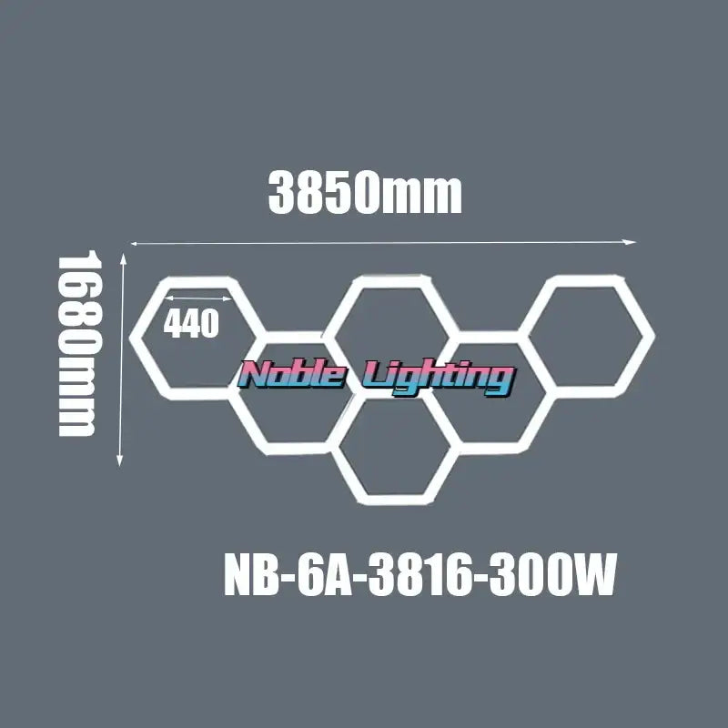 LED Hexagrid Ceiling Panel