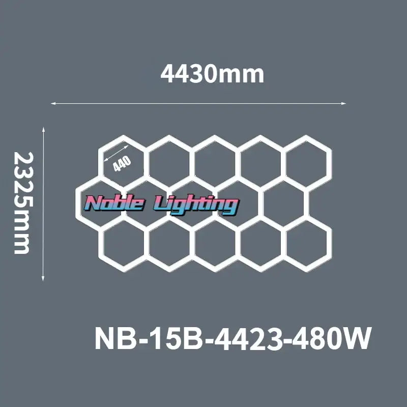 LED Hexagrid Ceiling Panel